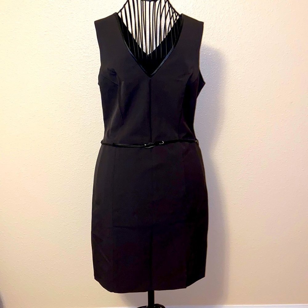 Limited brown v-neck dress 12
